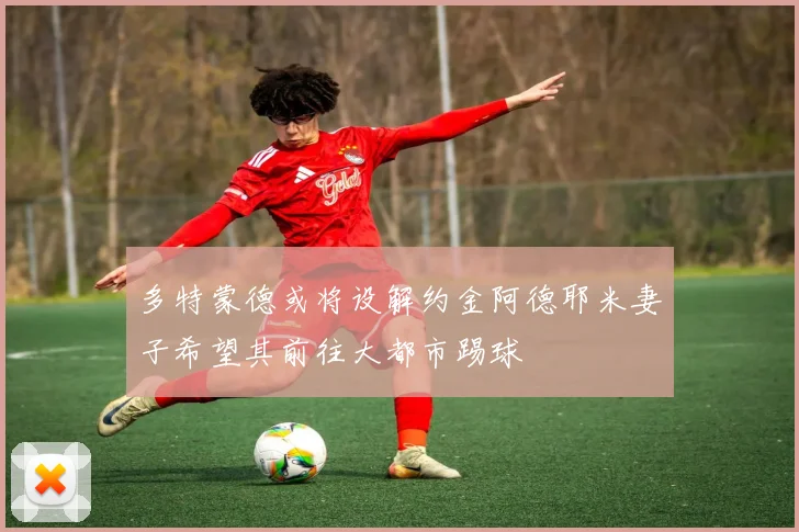 多特蒙德或将设解约金阿德耶米妻子希望其前往大都市踢球